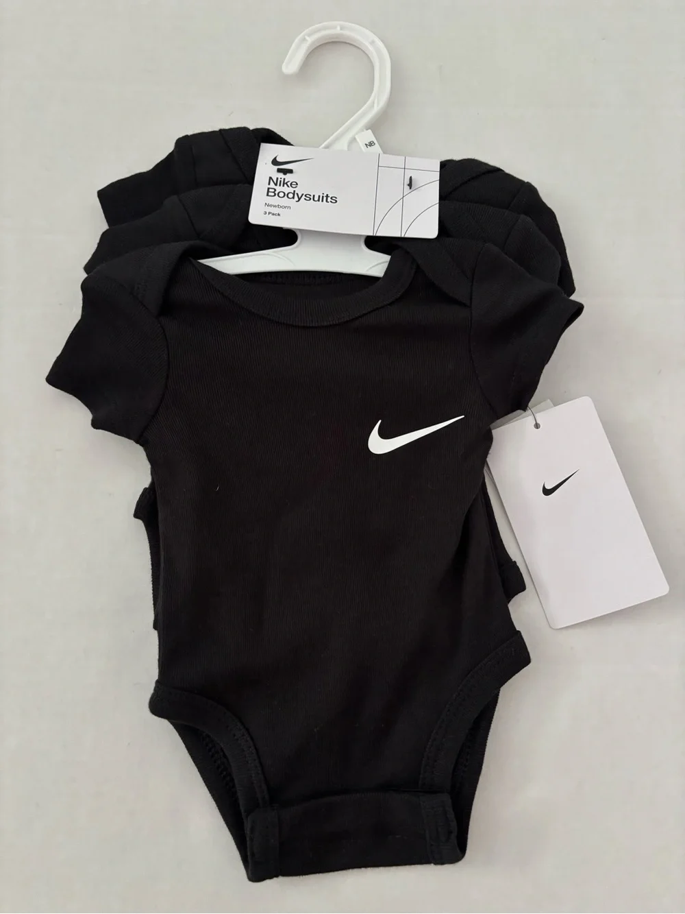 New! Nike newborn infant bodysuit size 12 months black